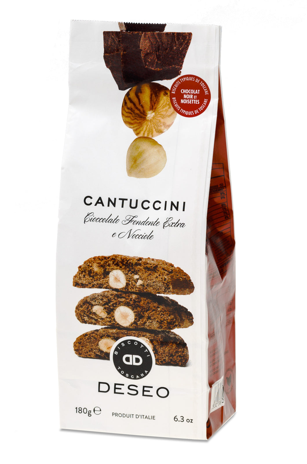 Cantuccini Choc-Hazelnut bag 180g