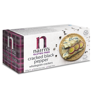 Nairns Gluten Free Cracked Black Pepper Crackers