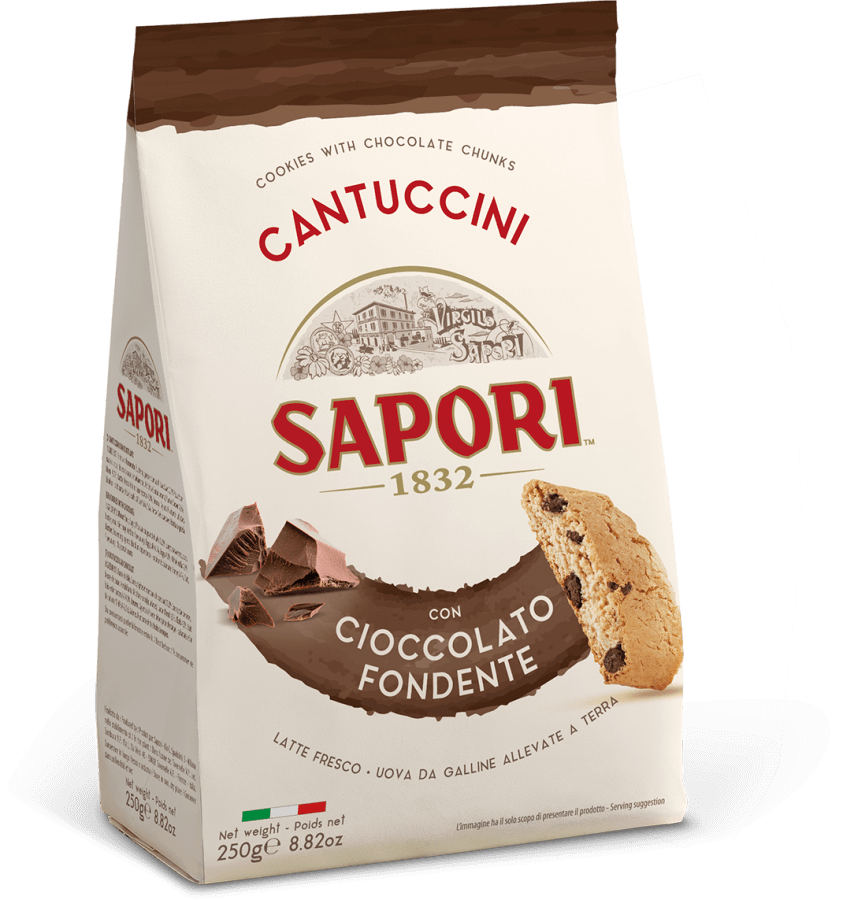 Cantuccini Toscani al ciocolatto 250gr Sapori