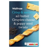 WR Gruyere & Poppy Twists 125gr