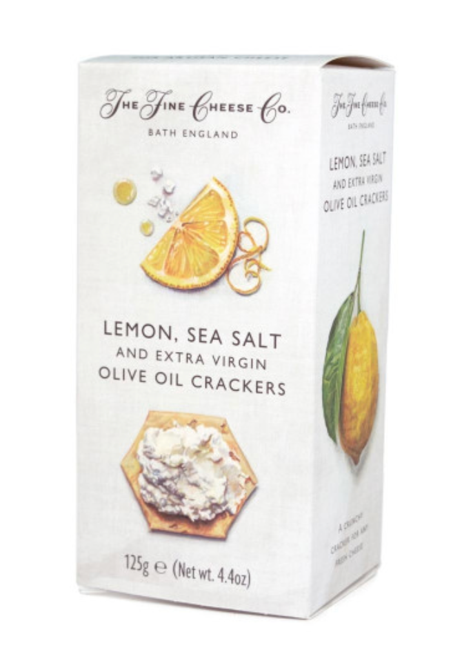 Lemon, Sea Salt and Extra Virgin Olive Oil Crackers