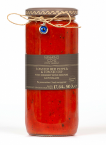 RED ROASTED PEPPER & TOMATO DIP 500gr NAVARINO ICONS