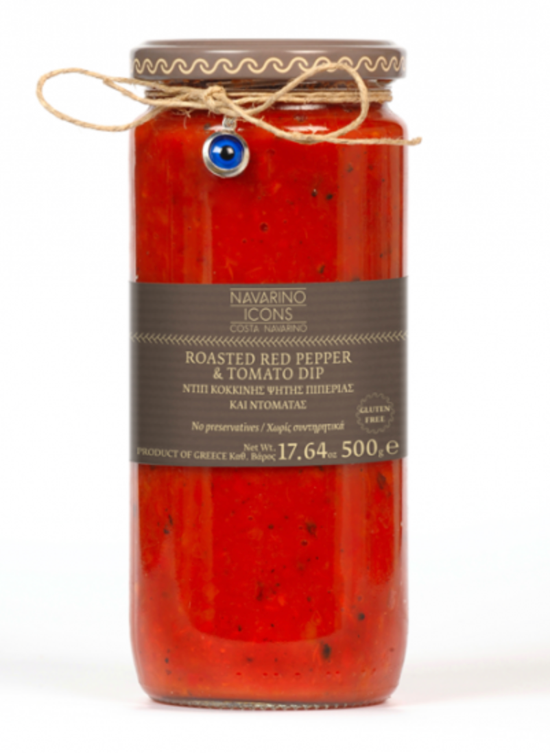 RED ROASTED PEPPER & TOMATO DIP 500gr NAVARINO ICONS