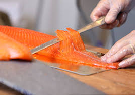 Scottish Salmon hand sliced